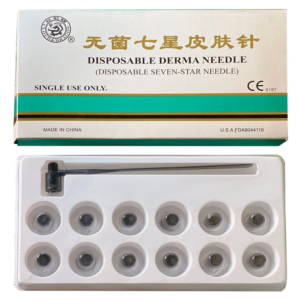 Acupuntura con el Martillo Flor de Ciruelo 4 flor de ciruelo Martillo con cabeza removible