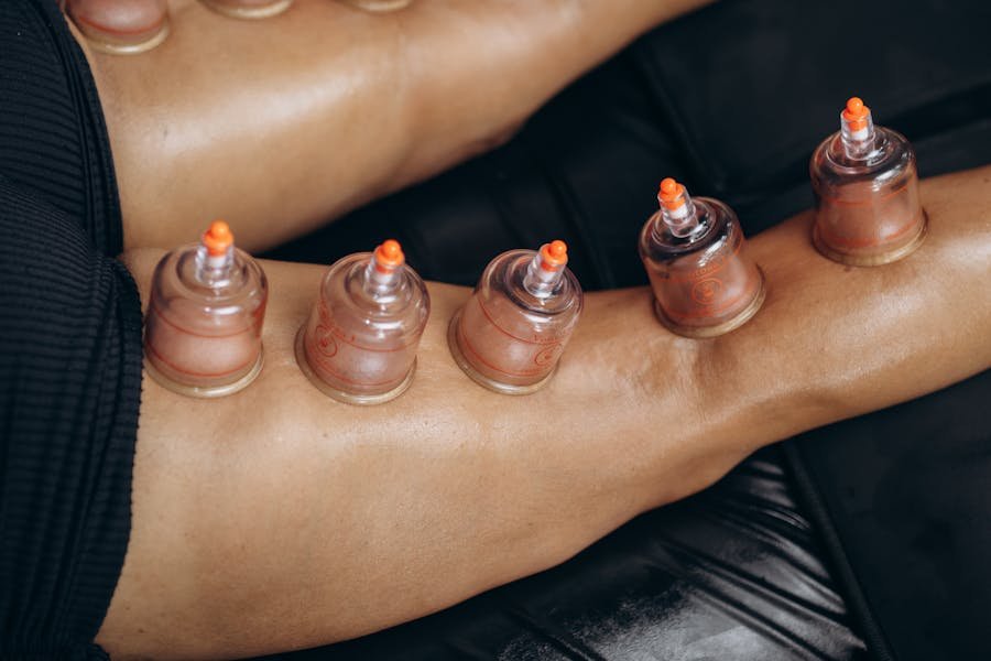 Ventosas Chinas para Contracturas Musculares 4 cuping para el músculo cansado