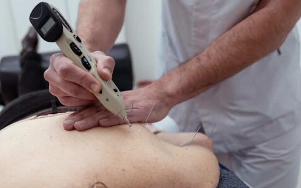 localización y electroacupuntura con lapiz