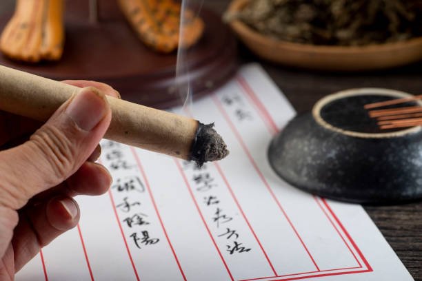 La Moxibustión China: 1 Terapia Sencilla, un Fuego con Raíz 6 tabaco de Moxa de artemisa prensada