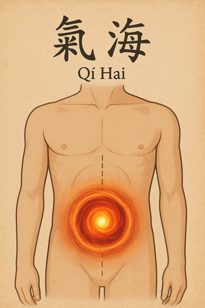 Qì Hǎi (6RM - 气海): El Mar de la Energía en Medicina China – Significado, Canales y Poder Terapéutico 2 Qì Hǎi (6RM - 气海)