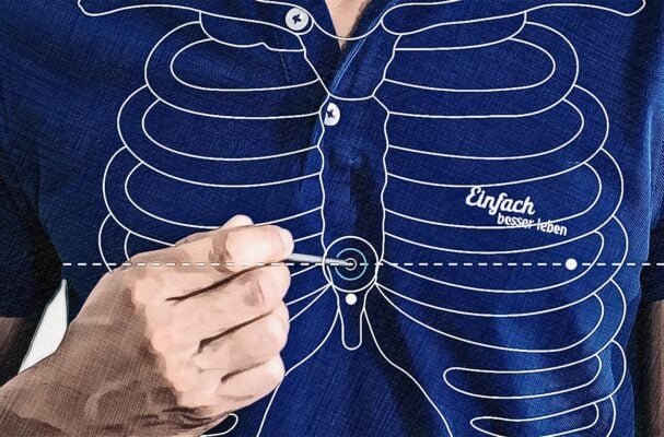 17 RM centro del pecho